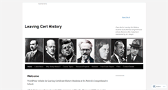 Desktop Screenshot of leavingcerthistory.net